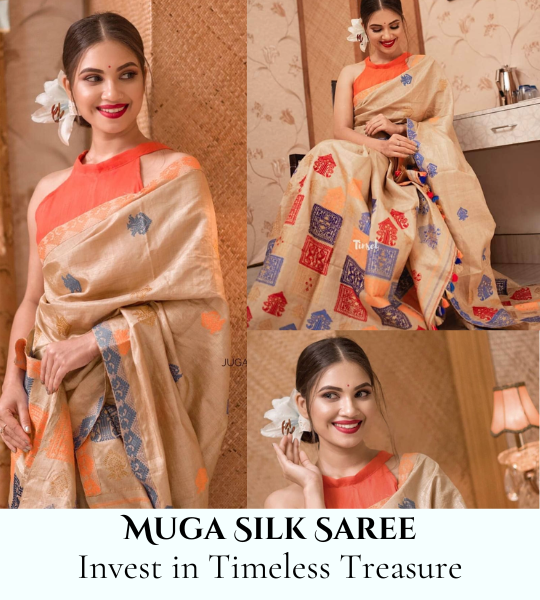 Mugasilk Saree from Assam