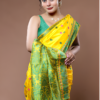 yellow assam silk saree