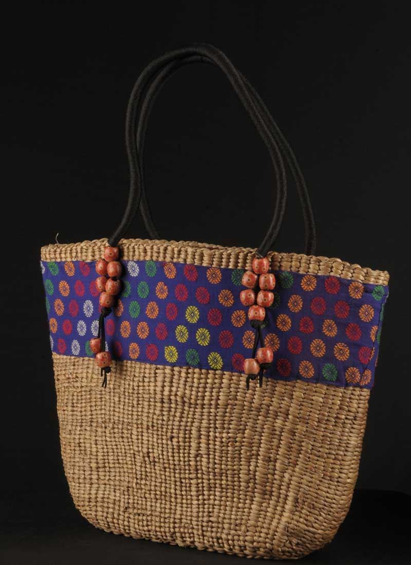 Buy NESHILP_Handcrafted Water Hyacinth Market Bag Online at Best Prices in  India - JioMart.