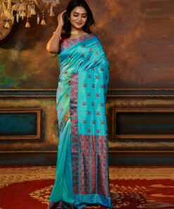 Mulberry Assam Silk Saree