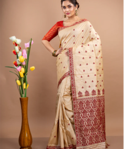 New Collection Assam Muga Silk Saree